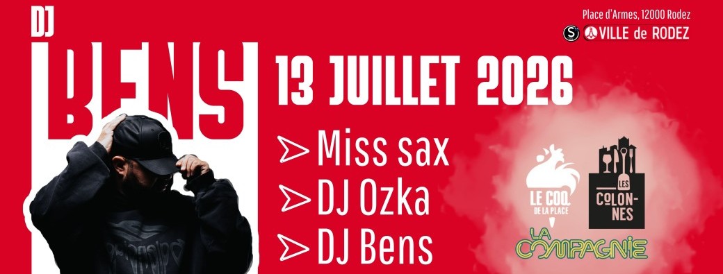 DJ Bens - Place d'Armes Rodez