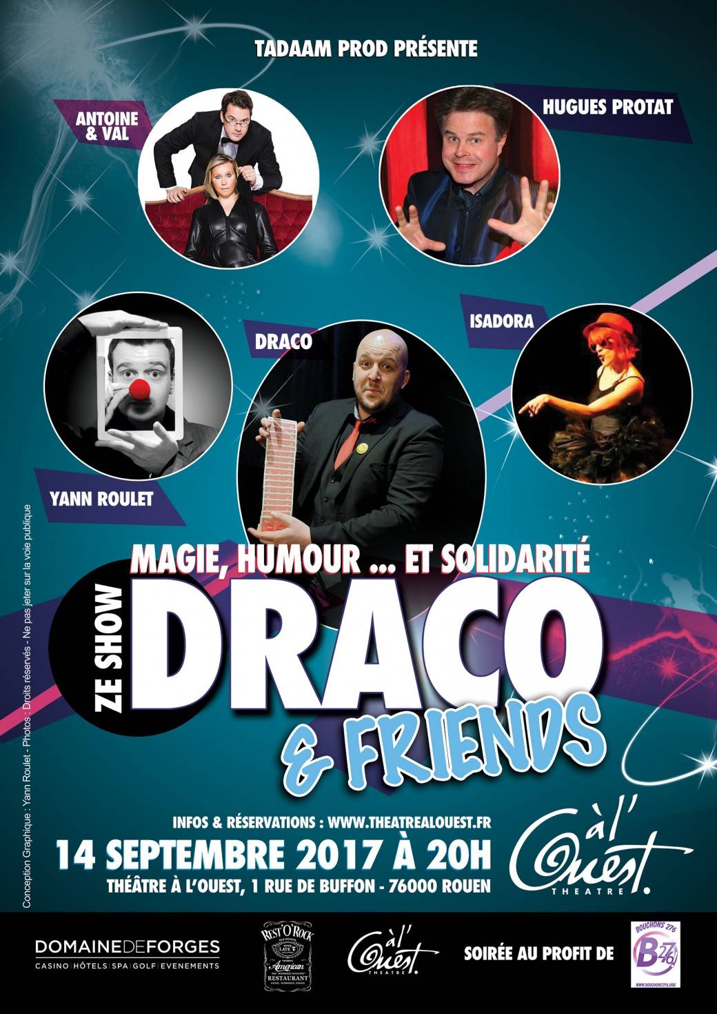 DRACO présente "Draco & friends" au profit de l'association "Bouchons 276"