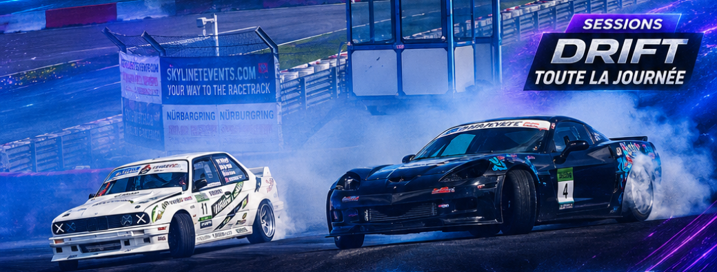 Drift Events Track Day circuit de Folembray piste arrosée 