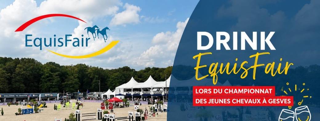 Drink EquisFair lors du Championnat e Belgique des Jeunes Chevaux à Gesves