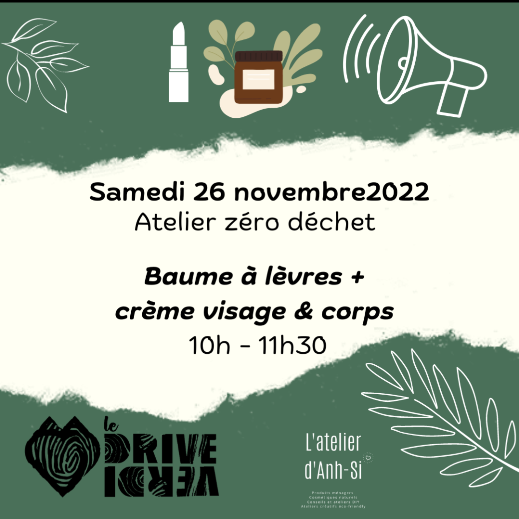 @ DRIVE VERDI | Baume à lèvres + crème visage et corps