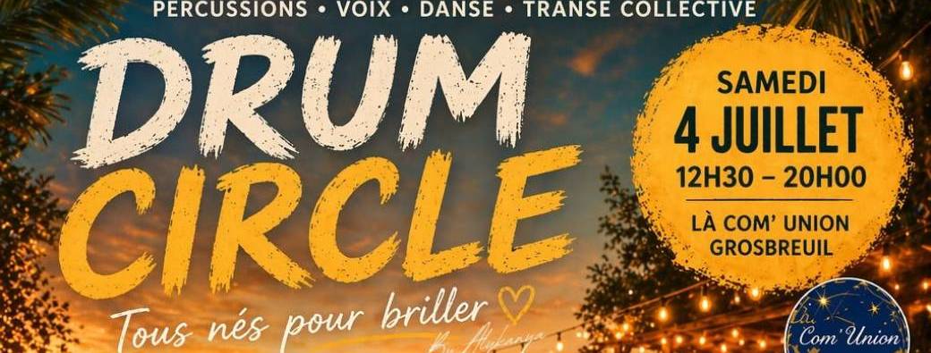Drum, splash & flow  - Drum Circle et Ecstatic Dance