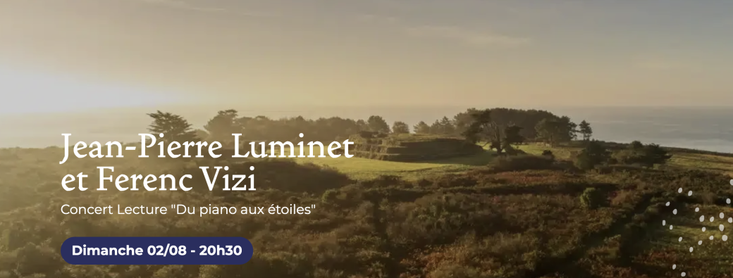 "Du piano aux étoiles" • JP Luminet & Ferenc Vizi