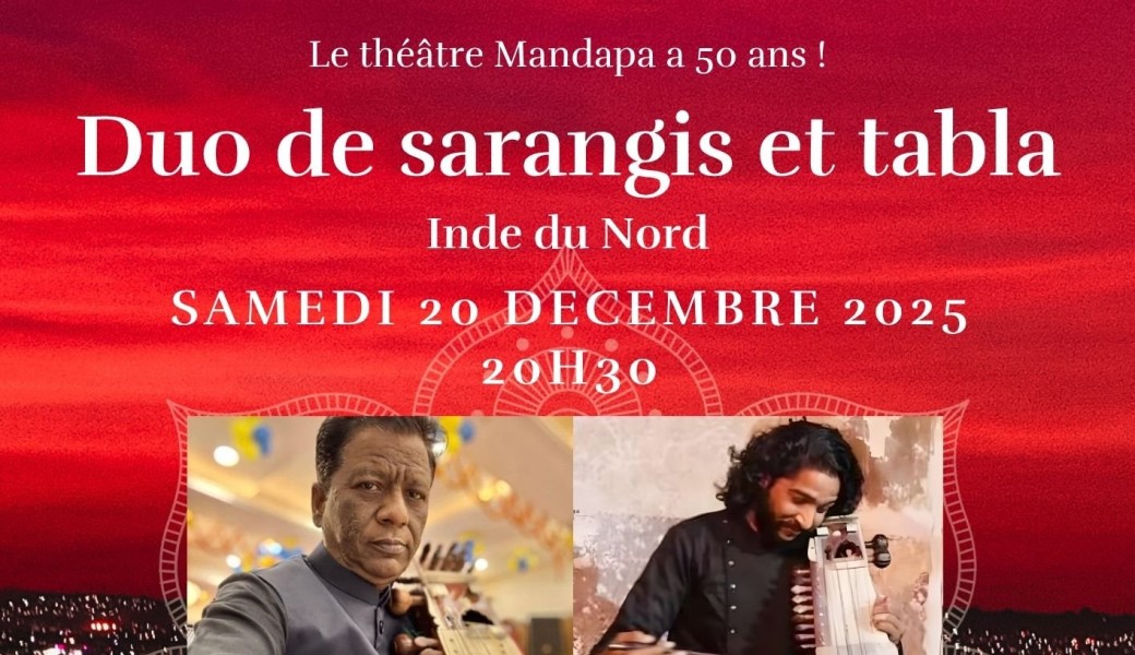 Duo de sarangis et tabla - Inde du Nord