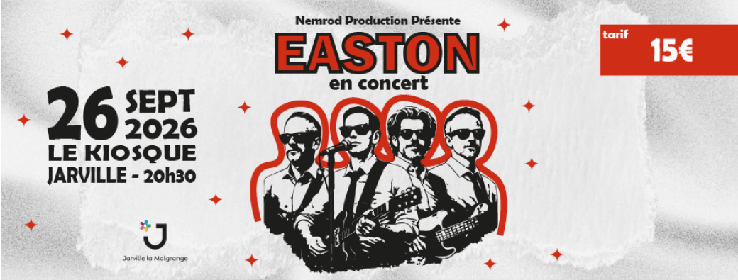 Easton en concert 26 septembre 