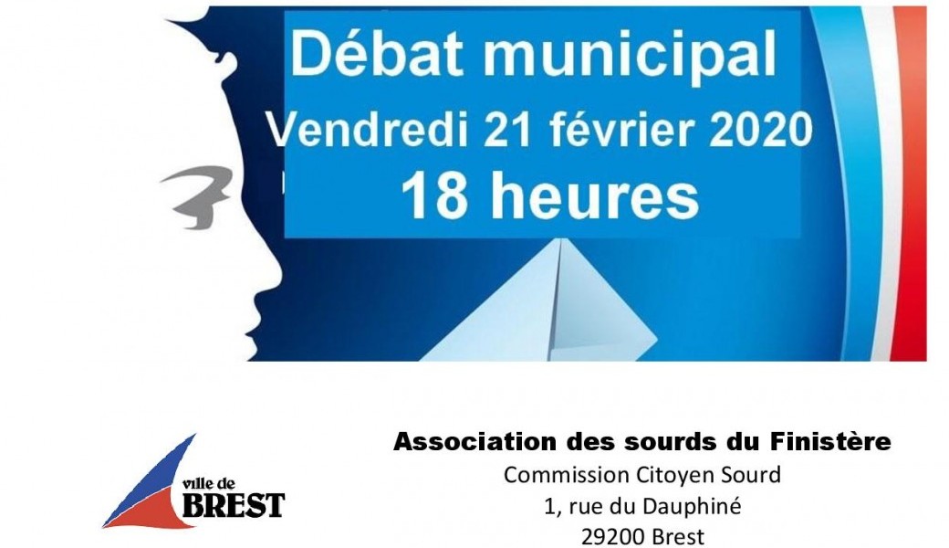 Débat municipal à Brest en présence d’interprètes en LSF