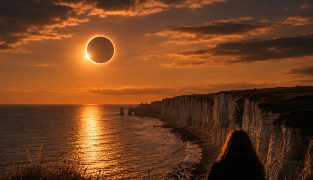 Eclipse solaire & coucher de soleil (lunettes fournies)