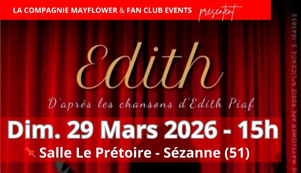 EDITH - d'après les chansons d'Edith Piad (Avec Cédric Durand et Lucile Hazouard)