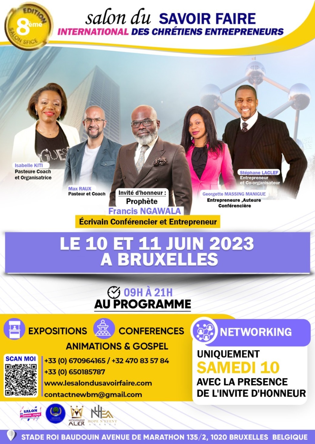Edition Été du Salon du Savoir-Faire International des Chrétiens Entrepreneurs 2023