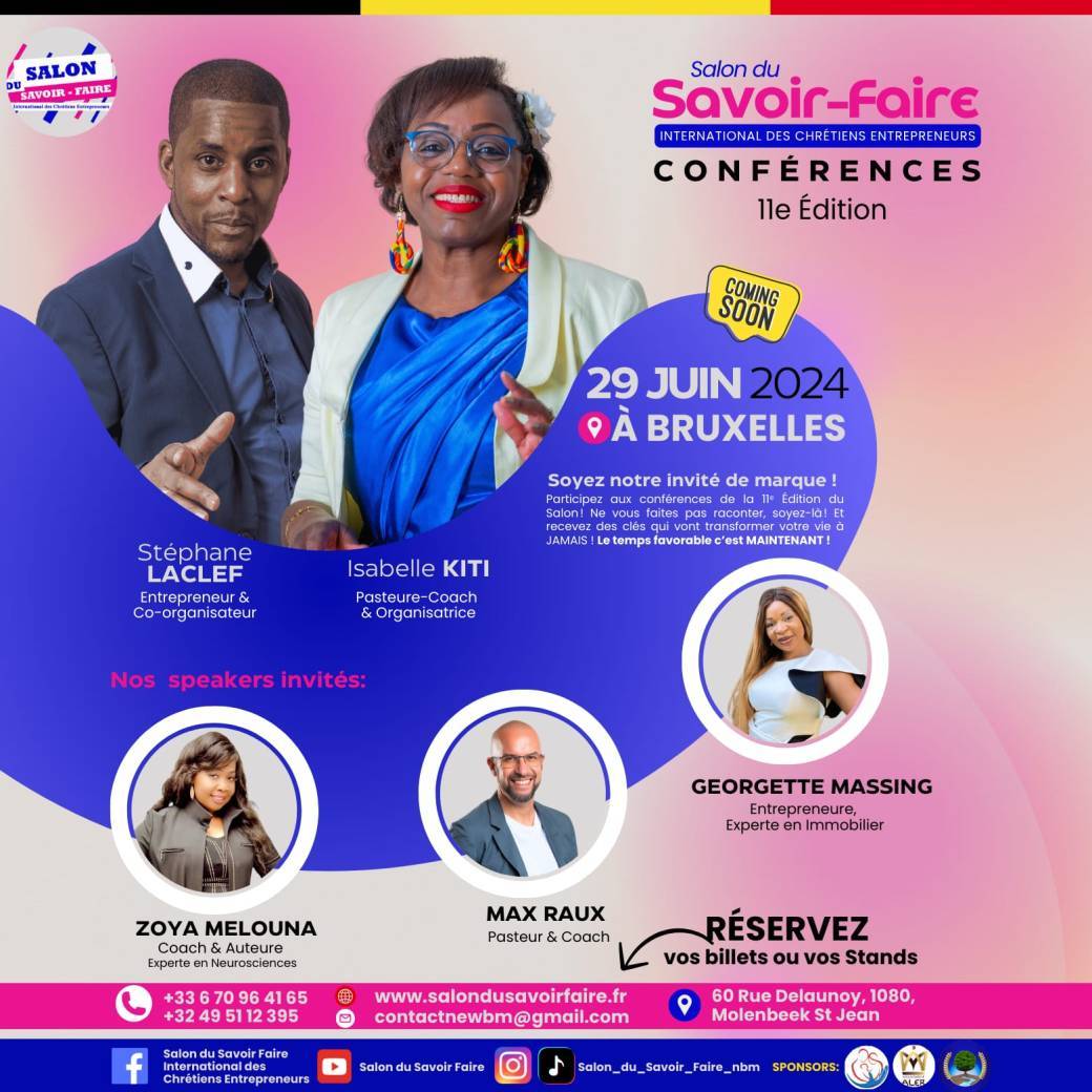 Edition N°11 du Salon du Savoir-Faire International des Chrétiens Entrepreneurs 2024