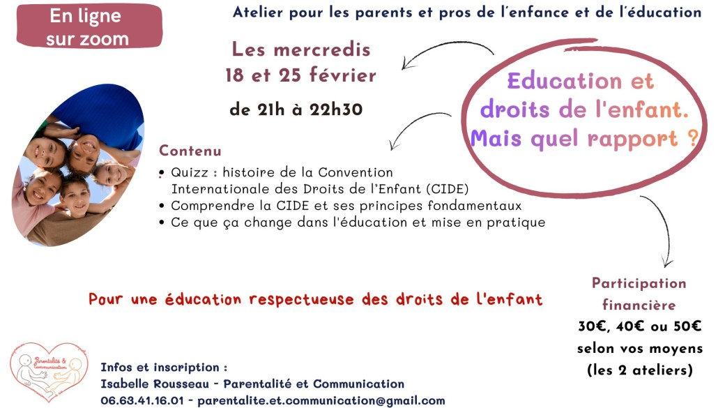 Education et droits de l'enfant. Mais quel rapport ?