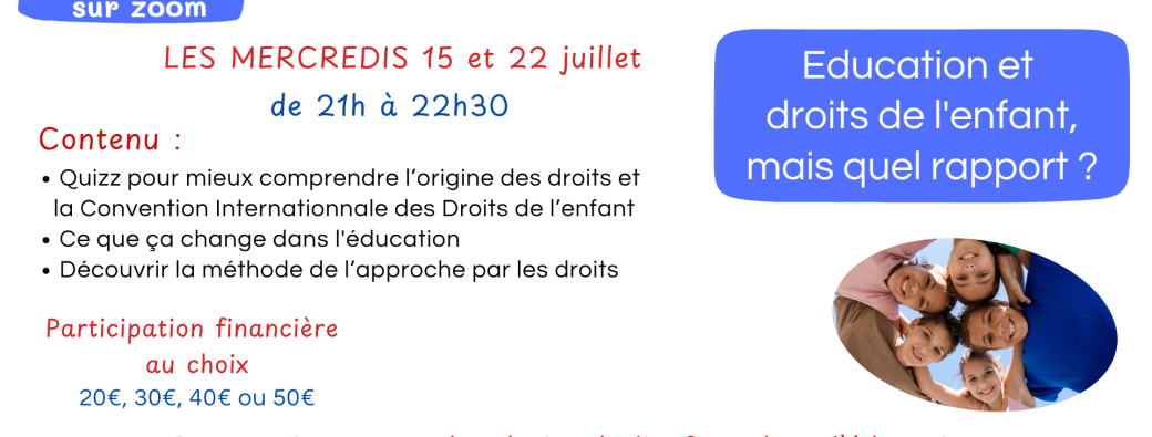 Education et droits de l'enfant. Mais quel rapport ?