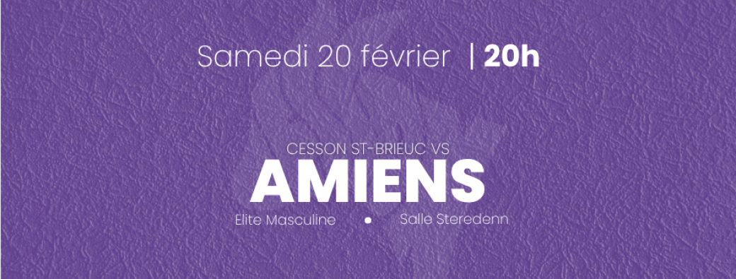 [ELITE MASCULINE] - Cesson Volley vs Amiens