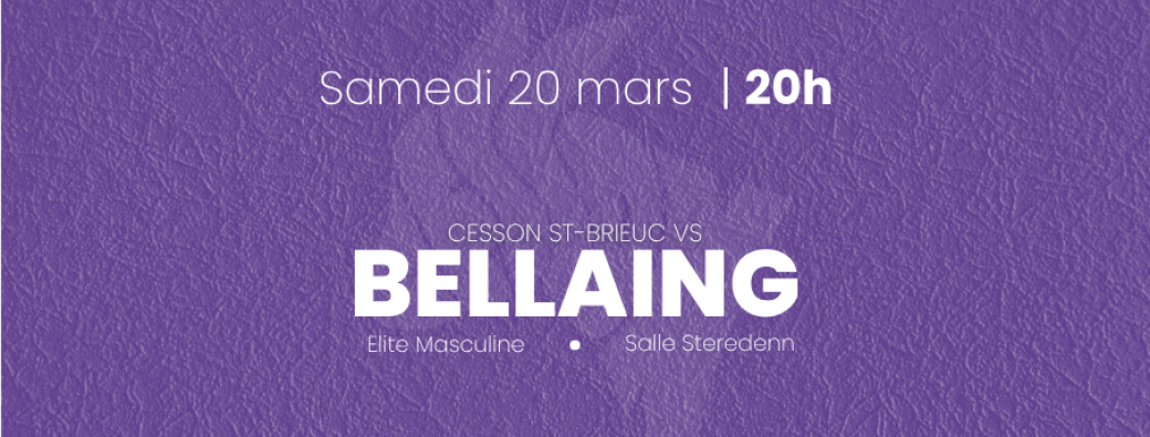 [ELITE MASCULINE] - Cesson Volley vs Bellaing