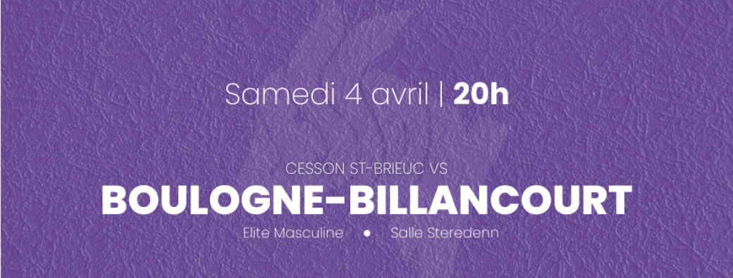 [ELITE MASCULINE] - Cesson Volley vs Boulogne-Billancourt