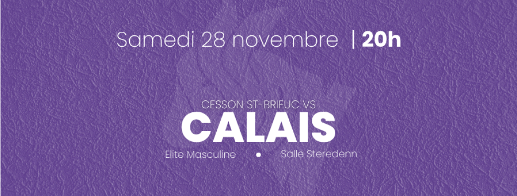 [ELITE MASCULINE] - Cesson Volley vs Calais