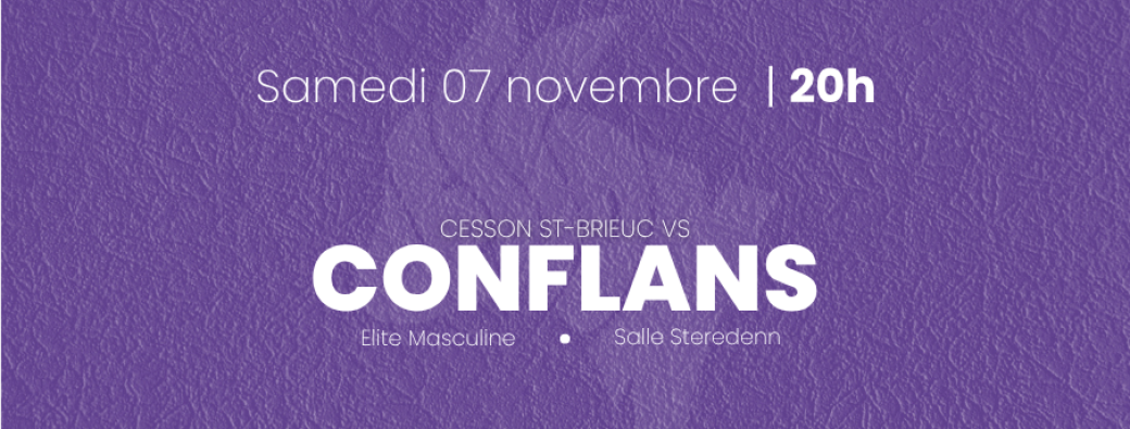 [ELITE MASCULINE] - Cesson Volley vs Conflans