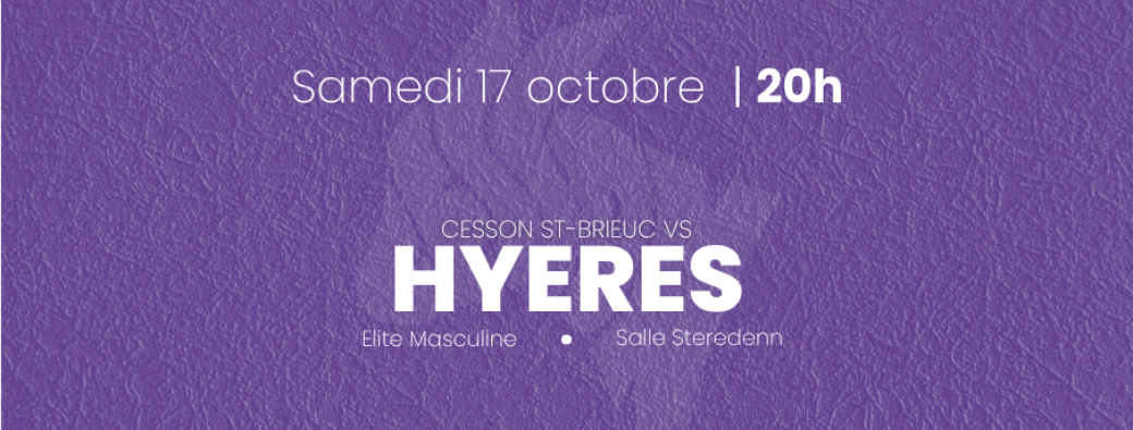 [ELITE MASCULINE] - Cesson Volley vs Hyères