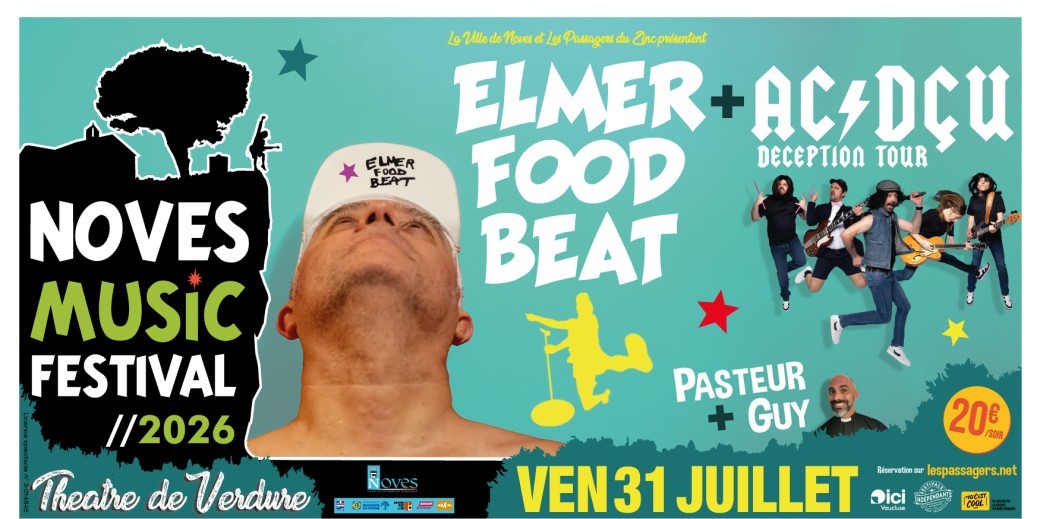 ELMER FOOD BEAT + AC/DÇU + PASTEUR GUY
