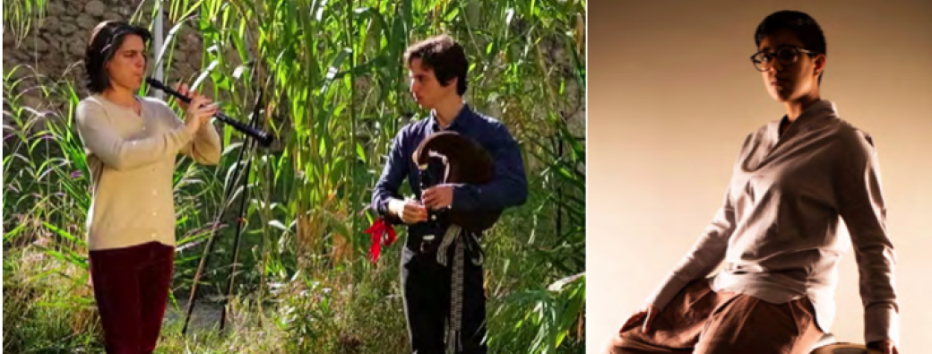 En Ap[p]arté Duo Lola Soulier et Peter Nahon invitant Rajna Swaminathan