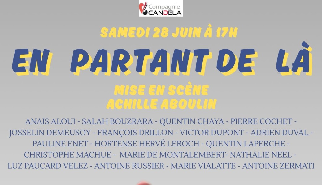 En partant de là