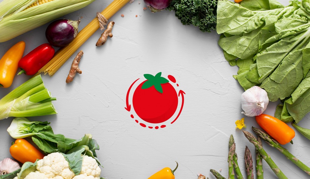 English version : Food collage / Fresque de l'Alimentation EN LIGNE avec Qian
