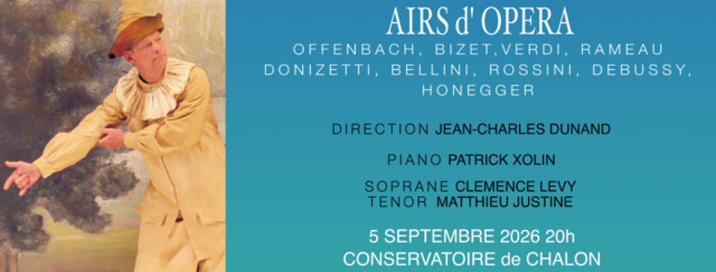 Ensemble vocal de Bourgogne "airs d'opéra" Chalon sur Saône