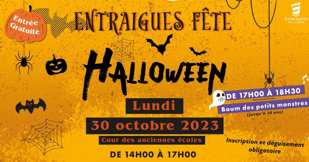 Entraigues fête Halloween
