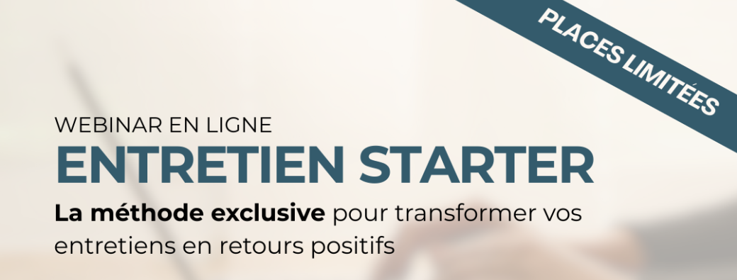 Atelier en ligne - Entretien Starter 