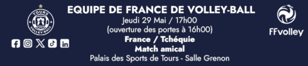 MATCH EDF - FRANCE - REPUBLIQUE TCHEQUE