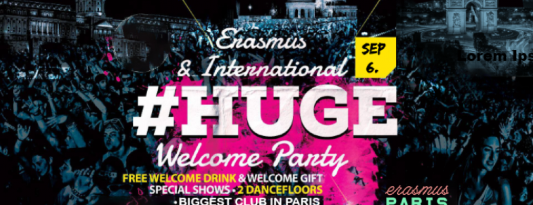 Fresh  Friday ✘# ERASMUS WELCOME PARTY