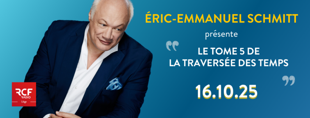 Eric-Emmanuel Schmitt : conférence sur "La Traversée des Temps"