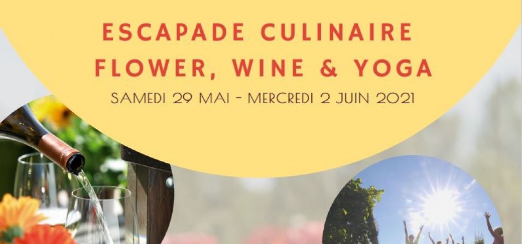 Escapade Culinaire Flower, Wine & Yoga dans le Luberon