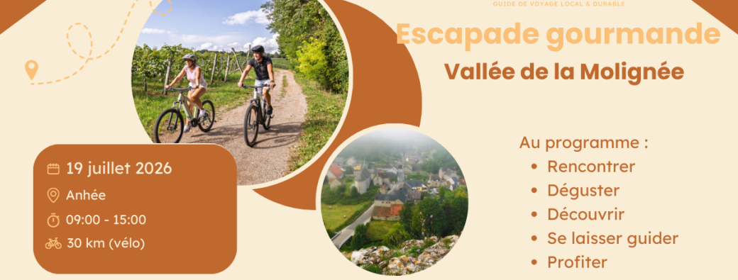 Escapade gourmande - vallée de la Molignée