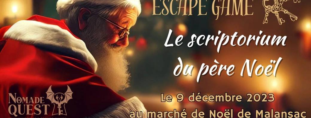 Escape game "Le scriptorium du père Noël" Malansac