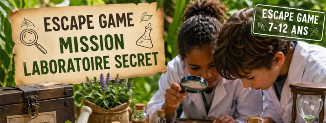 Escape game “Mission laboratoire secret”