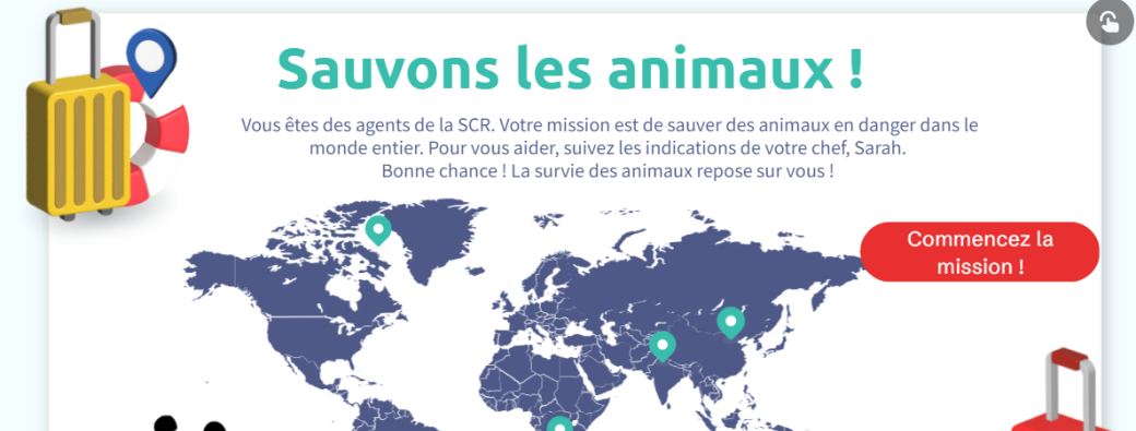 Escape game - Sauvons les animaux ! à partir de 8 ans