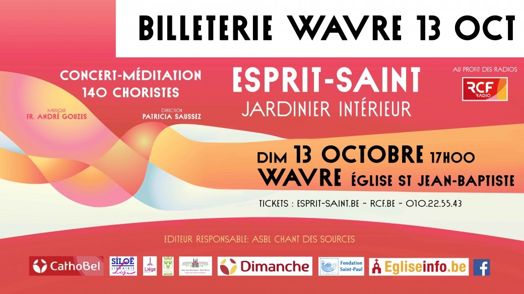 Esprit-saint Jardinier intérieur - Concert 1RCF Belgique (Wavre)