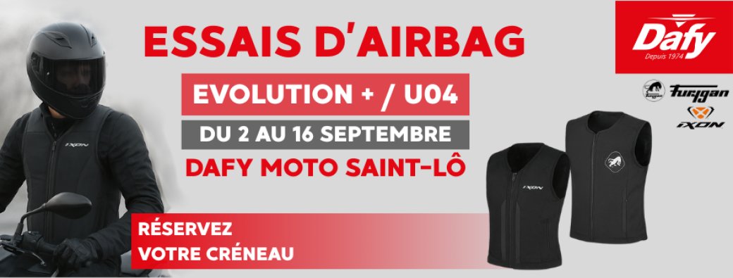 Essais Airbag - Dafy Moto Saint-Lô