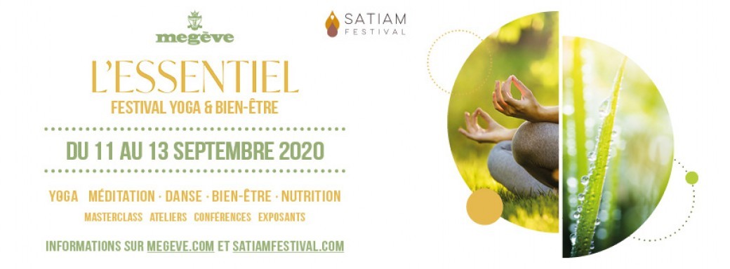Essentiel Satiam Yoga Festival Megève 2020