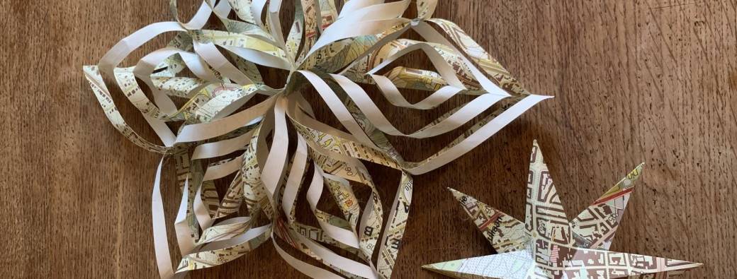 Etoiles magiques en papier upcyclé (adultes only)