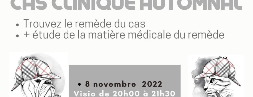 Etude de cas clinique + MM du 08/11