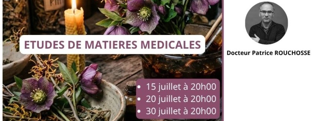 Etudes de matières médicales estivales