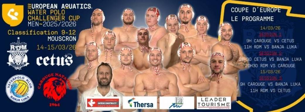 EUROPEAN AQUATICS : WATER POLO Challenger Cup Men 25-26, Classification 9-12