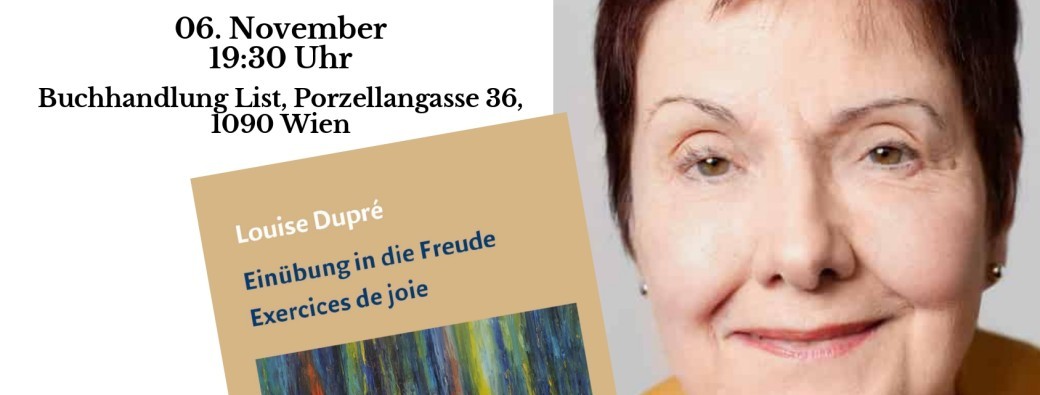 Louise Dupré et sa traductrice Ursula Moser /Louise Dupré und ihre Übersetzerin Ursula Moser