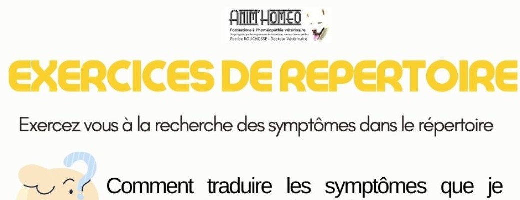 Exercices de répertoire