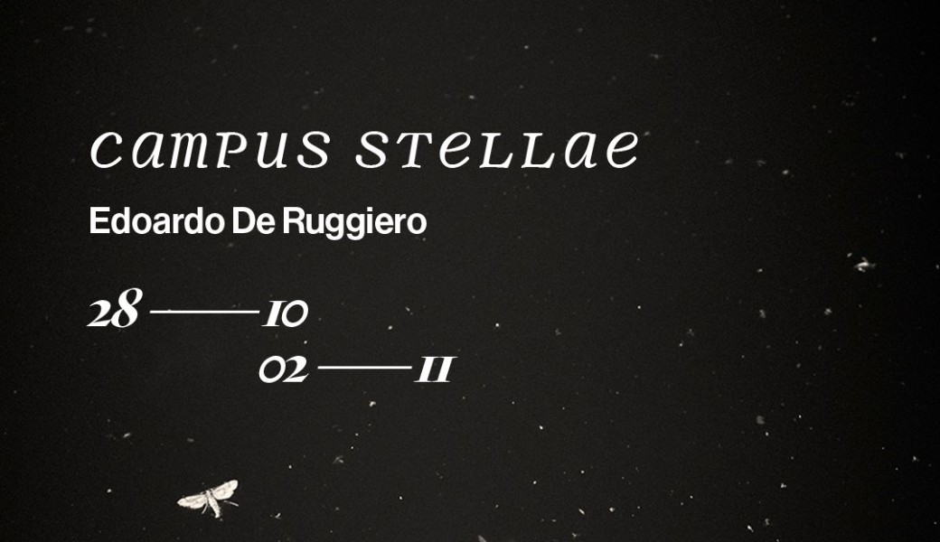 Exhibition - Edoardo De Ruggiero "Campus Stellae"