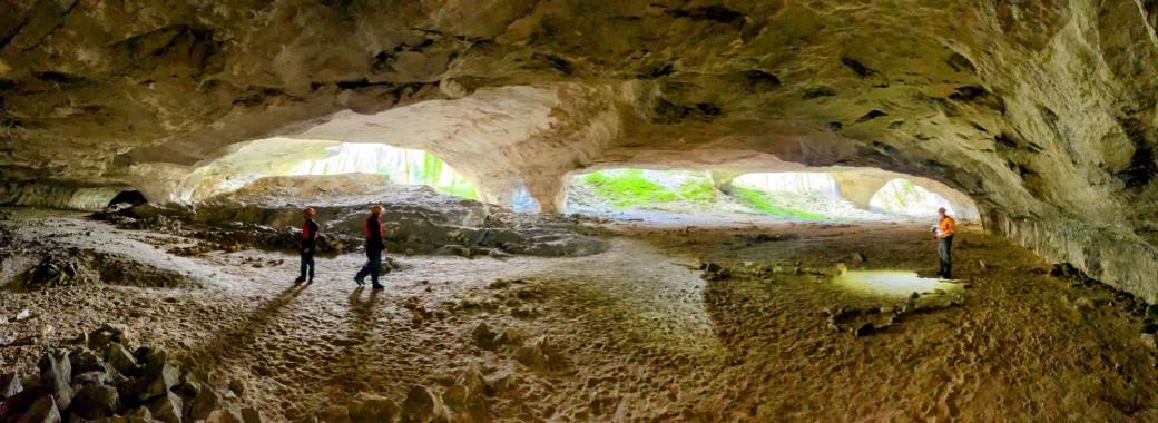 Exploration des carrières du haut Rhône.