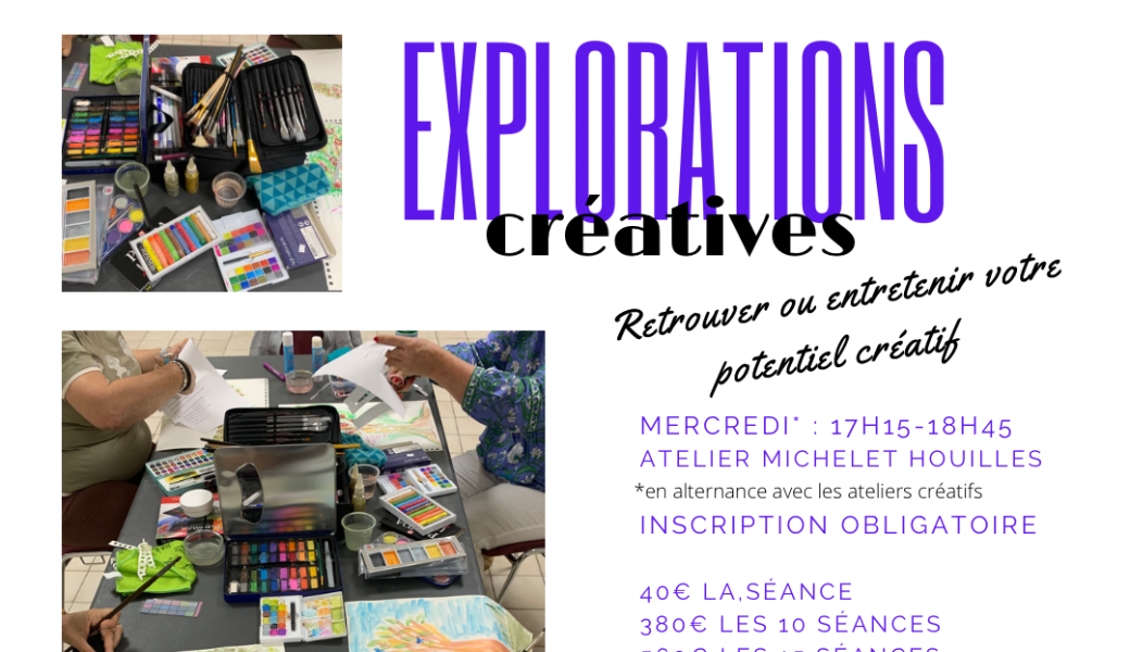 Explorations Créatives en présentiel (78 Houilles)