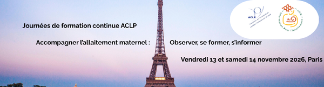 F11 _ ACLP 2026 " Accompagner l'allaitement maternel : observer, se former, s'informer "
